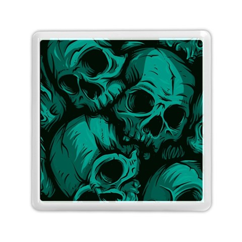 Skulls Memory Card Reader (Square) from ArtsNow.com Front