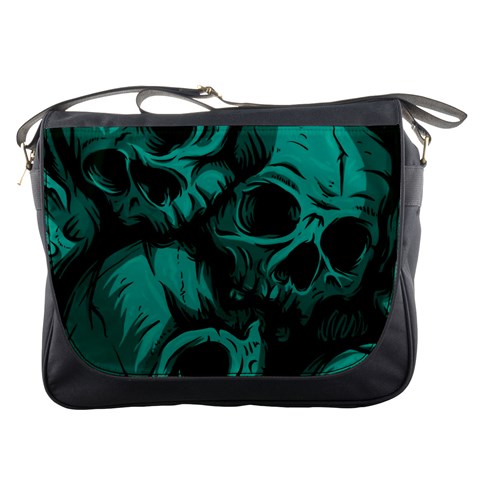 Skulls Messenger Bag from ArtsNow.com Front