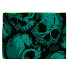 Skulls Cosmetic Bag (XXL) from ArtsNow.com Front