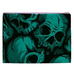 Skulls Cosmetic Bag (XXL) from ArtsNow.com Back