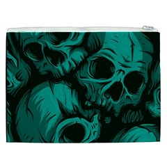 Skulls Cosmetic Bag (XXL) from ArtsNow.com Back