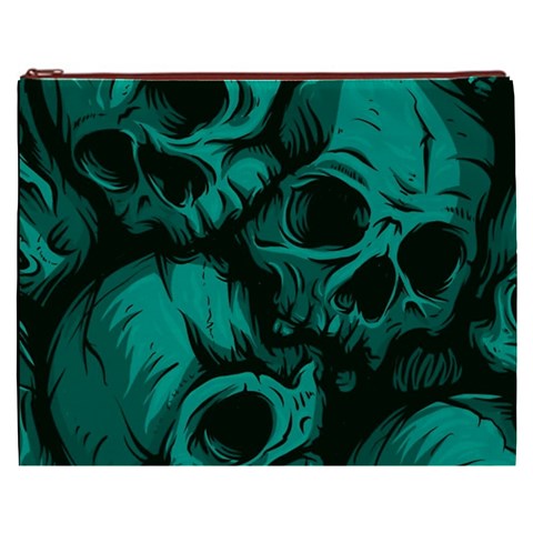 Skulls Cosmetic Bag (XXXL) from ArtsNow.com Front