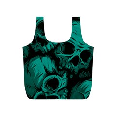 Skulls Full Print Recycle Bag (S) from ArtsNow.com Front