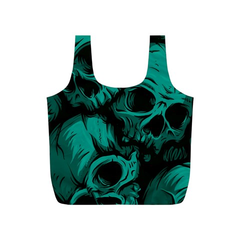 Skulls Full Print Recycle Bag (S) from ArtsNow.com Back