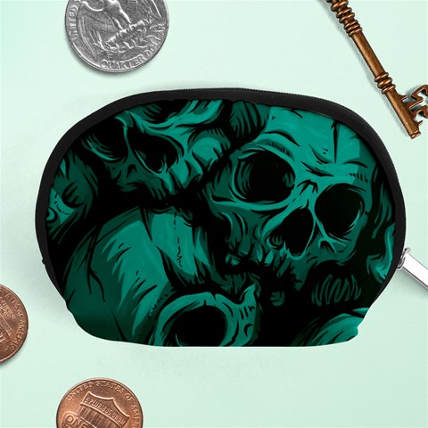 Skulls Accessory Pouch (Medium) from ArtsNow.com Front