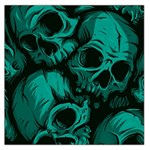 Skulls Square Satin Scarf (36  x 36 )