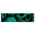 Skulls Oblong Satin Scarf (16  x 60 )