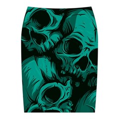 Skulls Midi Wrap Pencil Skirt from ArtsNow.com Back