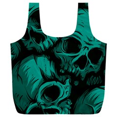 Skulls Full Print Recycle Bag (XXXL) from ArtsNow.com Front