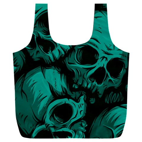 Skulls Full Print Recycle Bag (XXXL) from ArtsNow.com Back