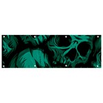 Skulls Banner and Sign 9  x 3 