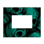 Skulls White Tabletop Photo Frame 4 x6 