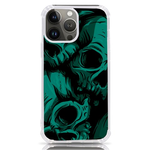 Skulls iPhone 13 Pro Max TPU UV Print Case from ArtsNow.com Front