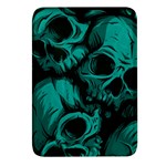 Skulls Rectangular Glass Fridge Magnet (4 pack)