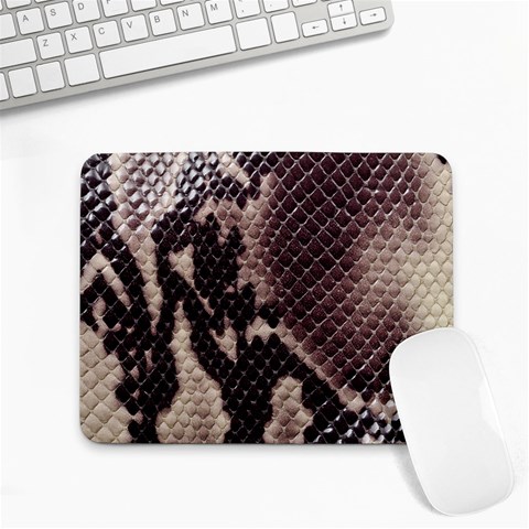 Snake Skin, Reptile Skin, Snake Skin Textures, Brown Snake Small Mousepad from ArtsNow.com Front