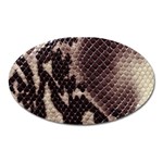 Snake Skin, Reptile Skin, Snake Skin Textures, Brown Snake Oval Magnet