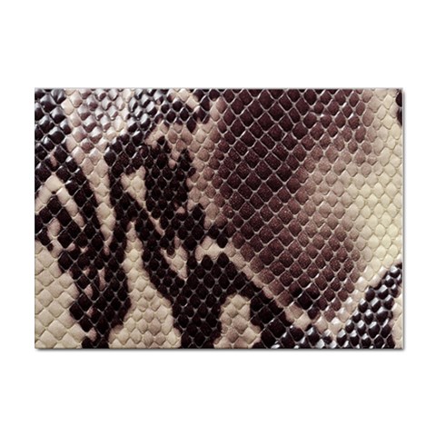 Snake Skin, Reptile Skin, Snake Skin Textures, Brown Snake Sticker A4 (10 pack) from ArtsNow.com Front