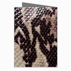 Snake Skin, Reptile Skin, Snake Skin Textures, Brown Snake Greeting Card from ArtsNow.com Right