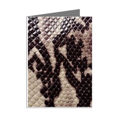 Snake Skin, Reptile Skin, Snake Skin Textures, Brown Snake Mini Greeting Cards (Pkg of 8) from ArtsNow.com Right