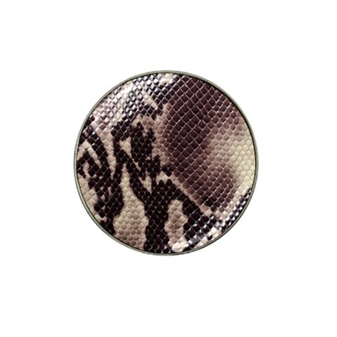 Snake Skin, Reptile Skin, Snake Skin Textures, Brown Snake Hat Clip Ball Marker from ArtsNow.com Front