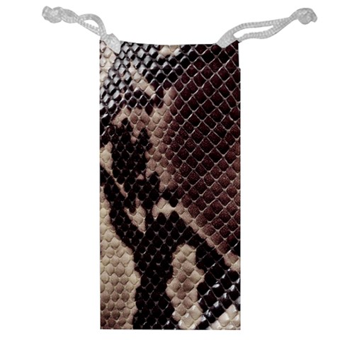 Snake Skin, Reptile Skin, Snake Skin Textures, Brown Snake Jewelry Bag from ArtsNow.com Front