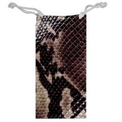 Snake Skin, Reptile Skin, Snake Skin Textures, Brown Snake Jewelry Bag from ArtsNow.com Back