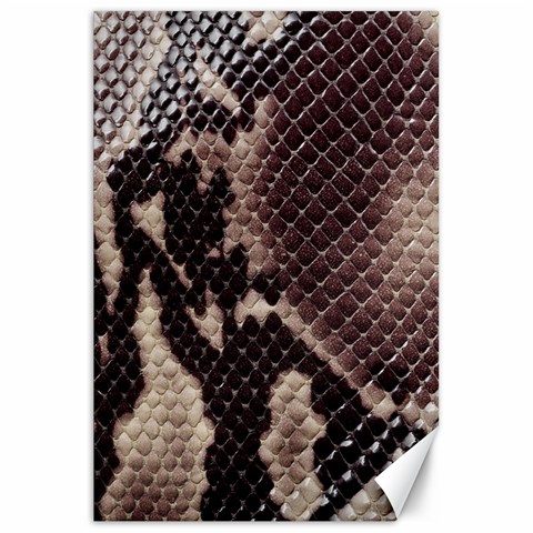 Snake Skin, Reptile Skin, Snake Skin Textures, Brown Snake Canvas 20  x 30  from ArtsNow.com 19.62 x28.9  Canvas - 1