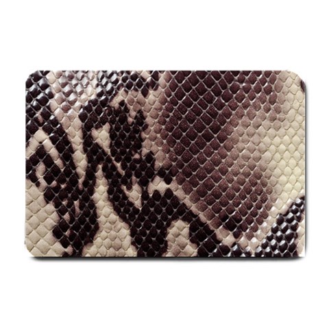 Snake Skin, Reptile Skin, Snake Skin Textures, Brown Snake Small Doormat from ArtsNow.com 24 x16  Door Mat