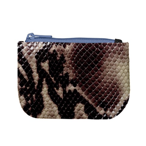 Snake Skin, Reptile Skin, Snake Skin Textures, Brown Snake Mini Coin Purse from ArtsNow.com Front