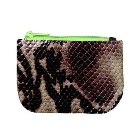 Snake Skin, Reptile Skin, Snake Skin Textures, Brown Snake Mini Coin Purse from ArtsNow.com Front