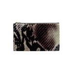 Snake Skin, Reptile Skin, Snake Skin Textures, Brown Snake Cosmetic Bag (Small)