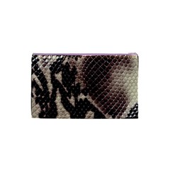 Snake Skin, Reptile Skin, Snake Skin Textures, Brown Snake Cosmetic Bag (Small) from ArtsNow.com Back