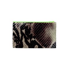 Snake Skin, Reptile Skin, Snake Skin Textures, Brown Snake Cosmetic Bag (Small) from ArtsNow.com Back