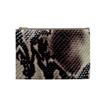 Snake Skin, Reptile Skin, Snake Skin Textures, Brown Snake Cosmetic Bag (Medium)