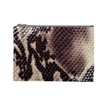 Snake Skin, Reptile Skin, Snake Skin Textures, Brown Snake Cosmetic Bag (Large)