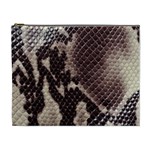 Snake Skin, Reptile Skin, Snake Skin Textures, Brown Snake Cosmetic Bag (XL)