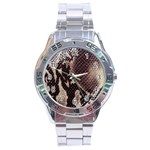 Snake Skin, Reptile Skin, Snake Skin Textures, Brown Snake Stainless Steel Analogue Watch