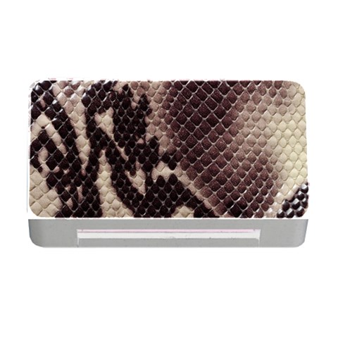 Snake Skin, Reptile Skin, Snake Skin Textures, Brown Snake Memory Card Reader with CF from ArtsNow.com Front