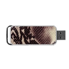 Snake Skin, Reptile Skin, Snake Skin Textures, Brown Snake Portable USB Flash (Two Sides) from ArtsNow.com Front