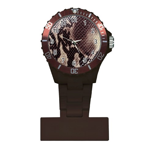 Snake Skin, Reptile Skin, Snake Skin Textures, Brown Snake Plastic Nurses Watch from ArtsNow.com Front