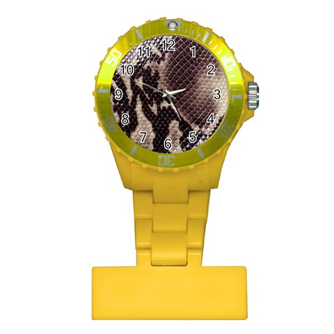 Snake Skin, Reptile Skin, Snake Skin Textures, Brown Snake Plastic Nurses Watch from ArtsNow.com Front