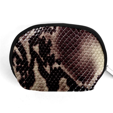 Snake Skin, Reptile Skin, Snake Skin Textures, Brown Snake Accessory Pouch (Medium) from ArtsNow.com Front