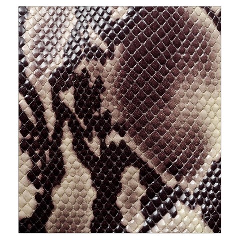 Snake Skin, Reptile Skin, Snake Skin Textures, Brown Snake Drawstring Pouch (Medium) from ArtsNow.com Back