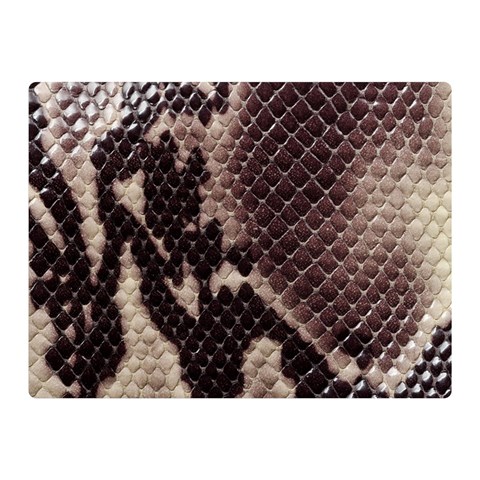 Snake Skin, Reptile Skin, Snake Skin Textures, Brown Snake Two Sides Premium Plush Fleece Blanket (Mini) from ArtsNow.com 35 x27  Blanket Front