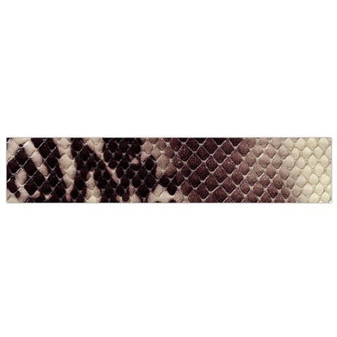 Snake Skin, Reptile Skin, Snake Skin Textures, Brown Snake Small Premium Plush Fleece Scarf from ArtsNow.com Front