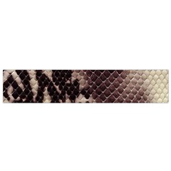 Snake Skin, Reptile Skin, Snake Skin Textures, Brown Snake Small Premium Plush Fleece Scarf from ArtsNow.com Front