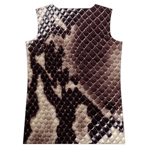 Snake Skin, Reptile Skin, Snake Skin Textures, Brown Snake Women s Basketball Tank Top from ArtsNow.com Back