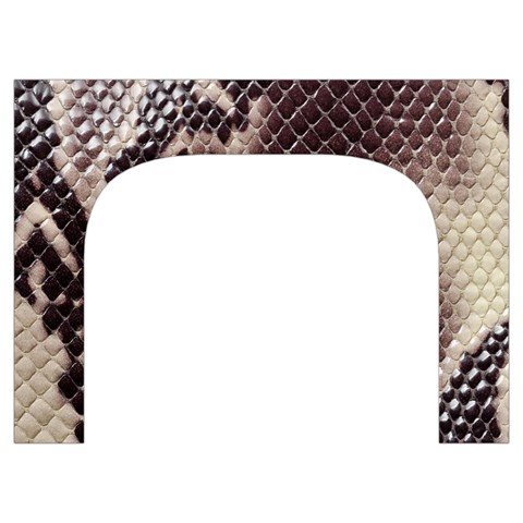 Snake Skin, Reptile Skin, Snake Skin Textures, Brown Snake Toiletries Pouch from ArtsNow.com Front