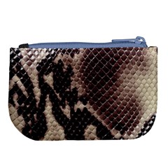 Snake Skin, Reptile Skin, Snake Skin Textures, Brown Snake Large Coin Purse from ArtsNow.com Back