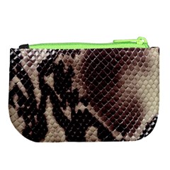 Snake Skin, Reptile Skin, Snake Skin Textures, Brown Snake Large Coin Purse from ArtsNow.com Back